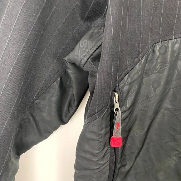 Ecko Unltd Track Jacket Men's Size Large Black Zip Up Mock Neck Outdoor Y2K - Picture 11 of 16